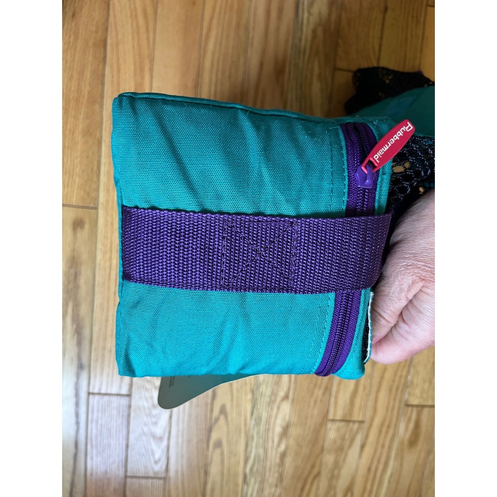 Vintage 1993 Rubbermaid Beach Buddy Insulated Cooler Mesh Tote Bag Retro - Picture 7 of 14